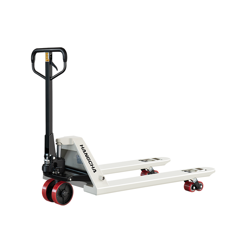 Transpaletă manuală de 2,5 tone cu roți duble Pu