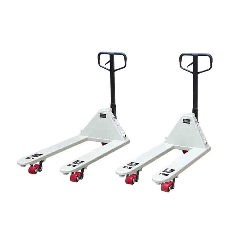 Transpaletă manuală de 2,5 tone cu roți duble Pu